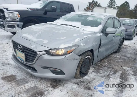 2018 Mazda Mazda3 Sport из США, поврежденный, VIN 3MZBN1U75JM264950